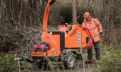 Utilisation broyeur compact Timberwolf 160 PH