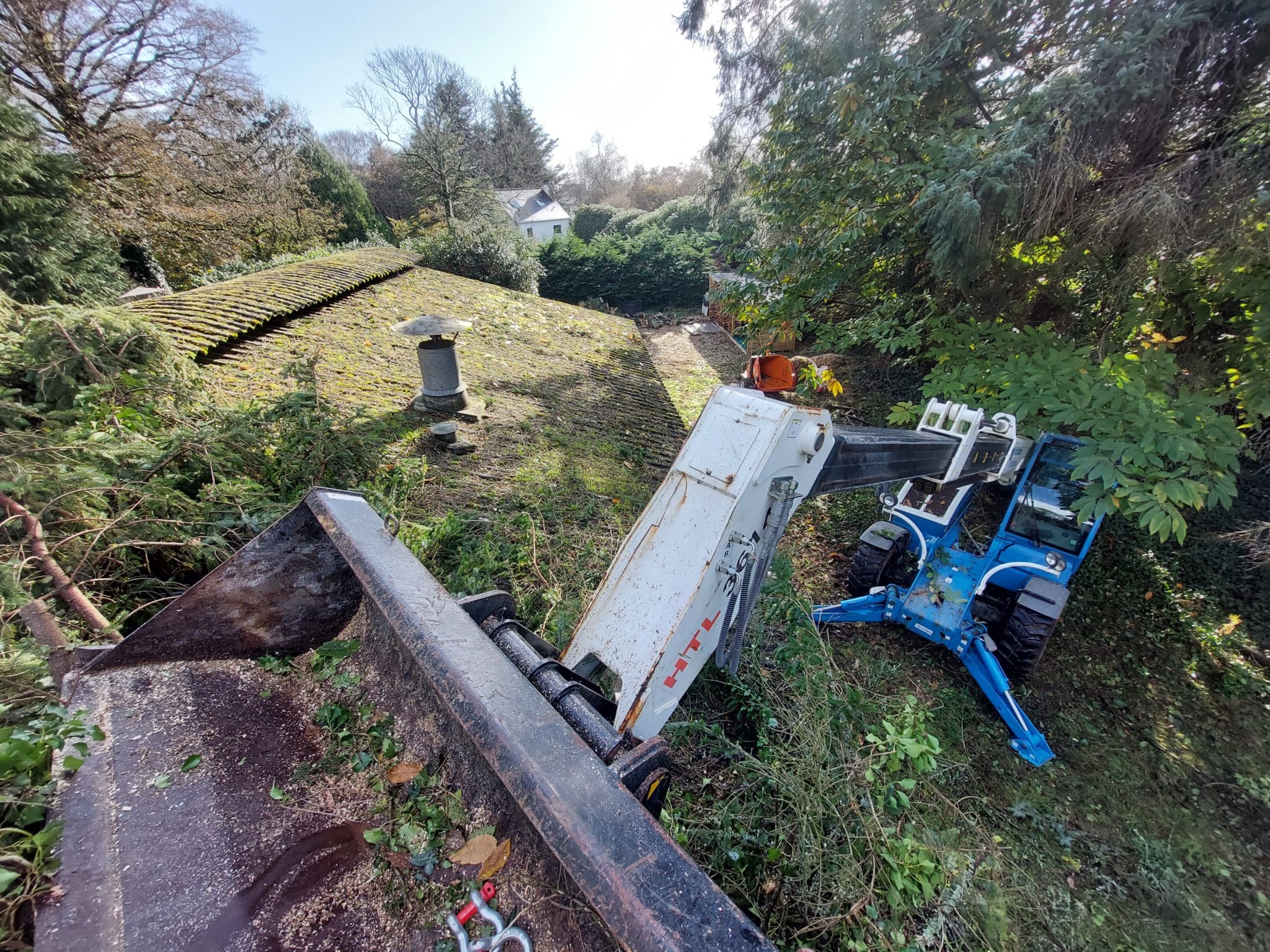 Nacelle télescopique de 14 mètres de hauteur